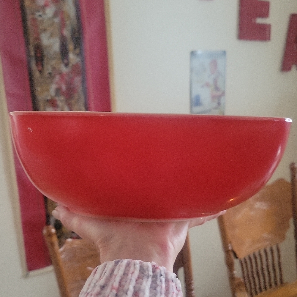 Vintage # 444 Redd Pyrex Mixing Bowl